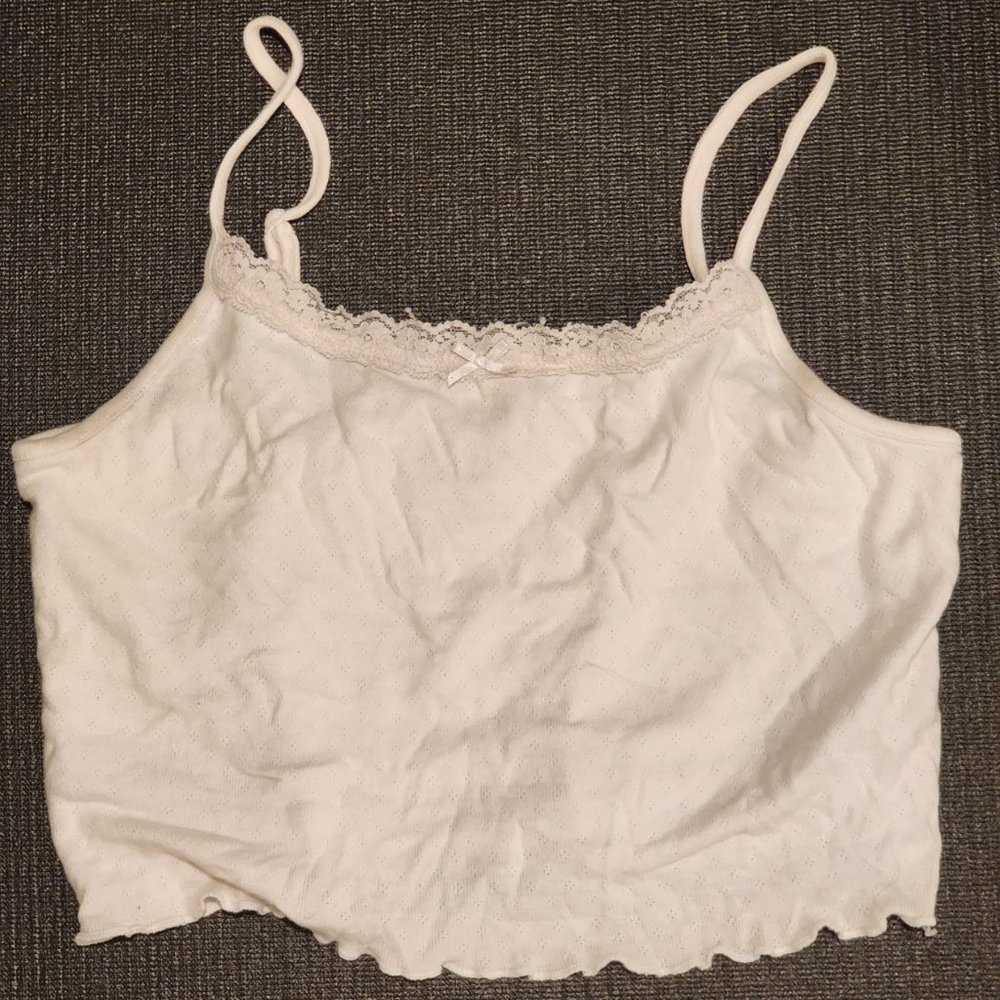 American Eagle Lace Cropped Cami